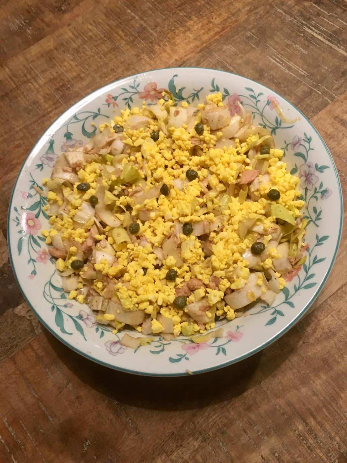 Tarte endives et thon